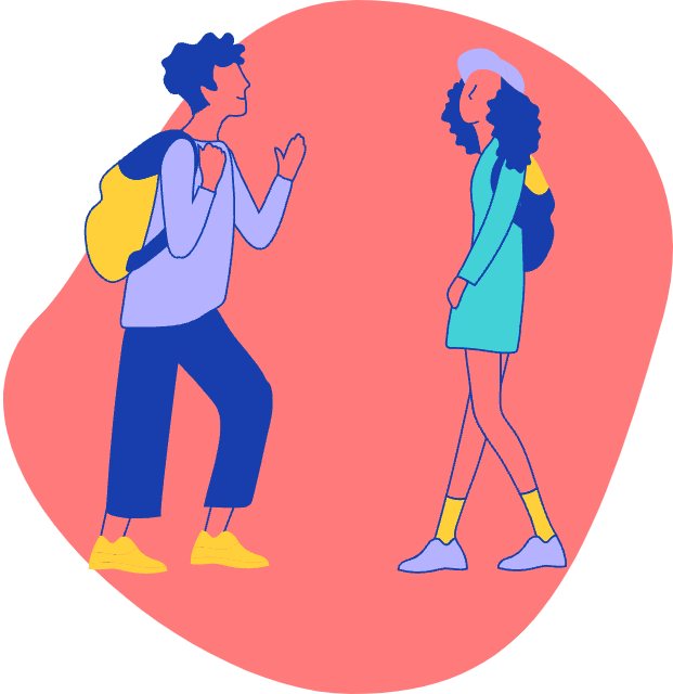 man and woman