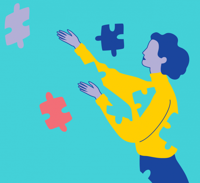 puzzle woman