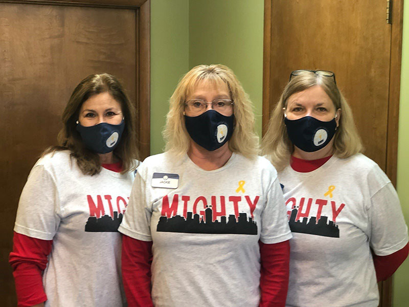 Branch staff supporting Mighty Mason fund