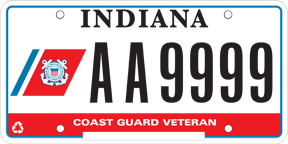 Coast Guard Veteran Plate