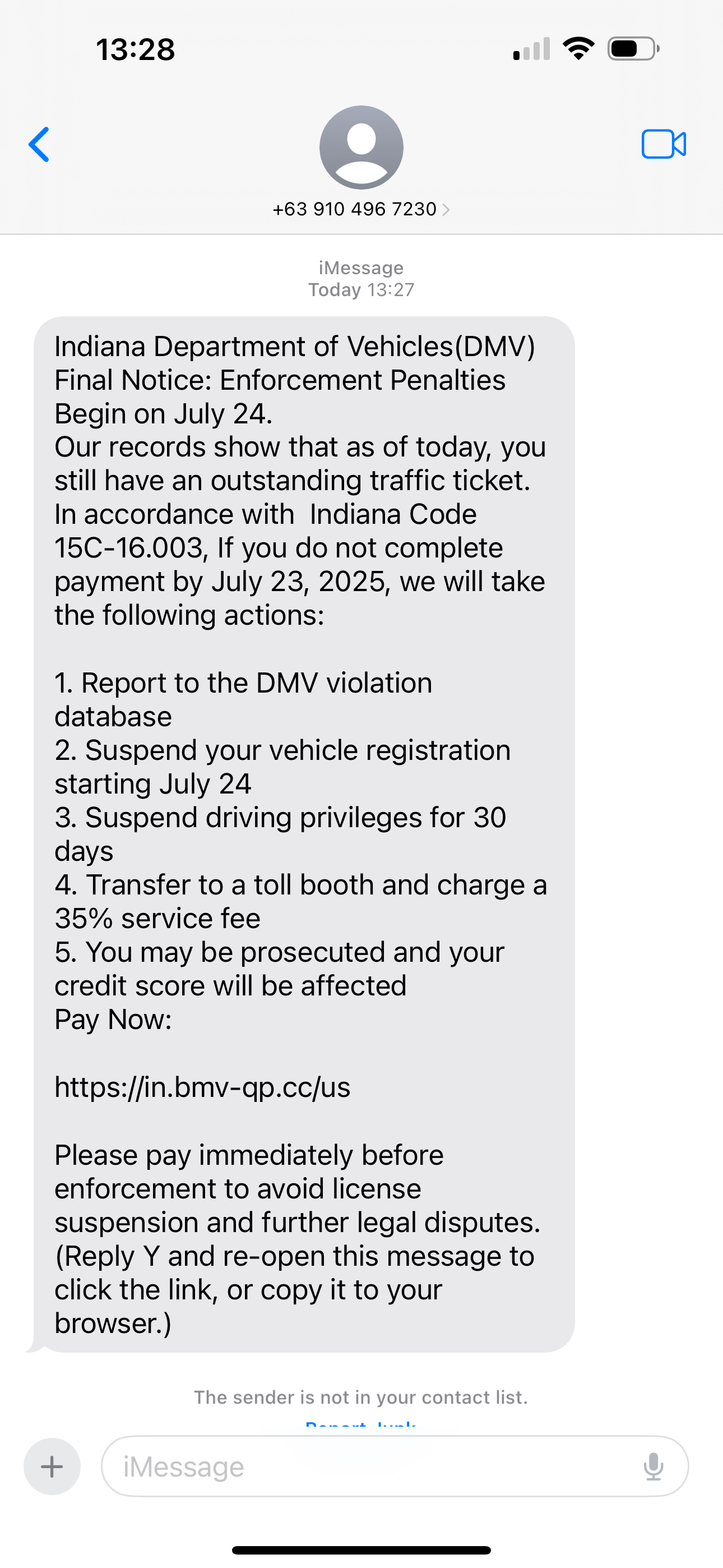 scam txt msg screen shot scam txt msg screen shot