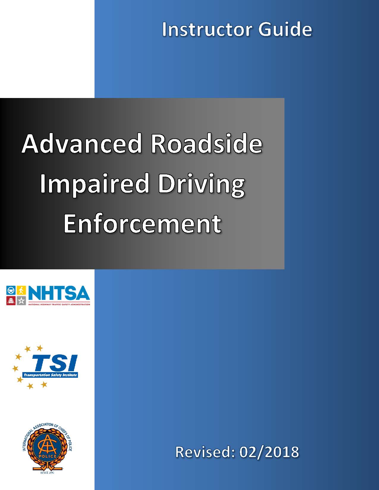 CJI: Traffic Safety: Advanced Roadside Impaired Driving Enforcement