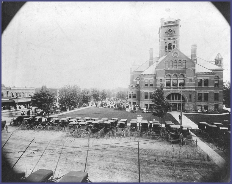 On Commencement Day, May 27, 1900, eighth graders from all Township schools in the county received their diplomas. A 75% average was required.