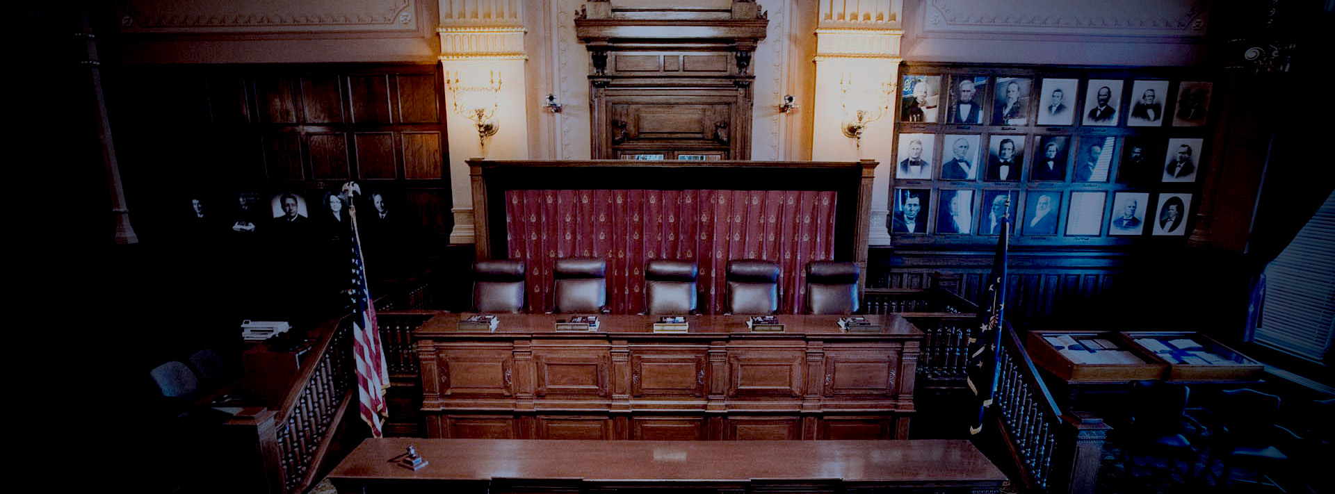 Indiana Supreme Court courtroom.