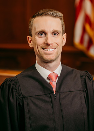 Judge Justin McAdam portrait.