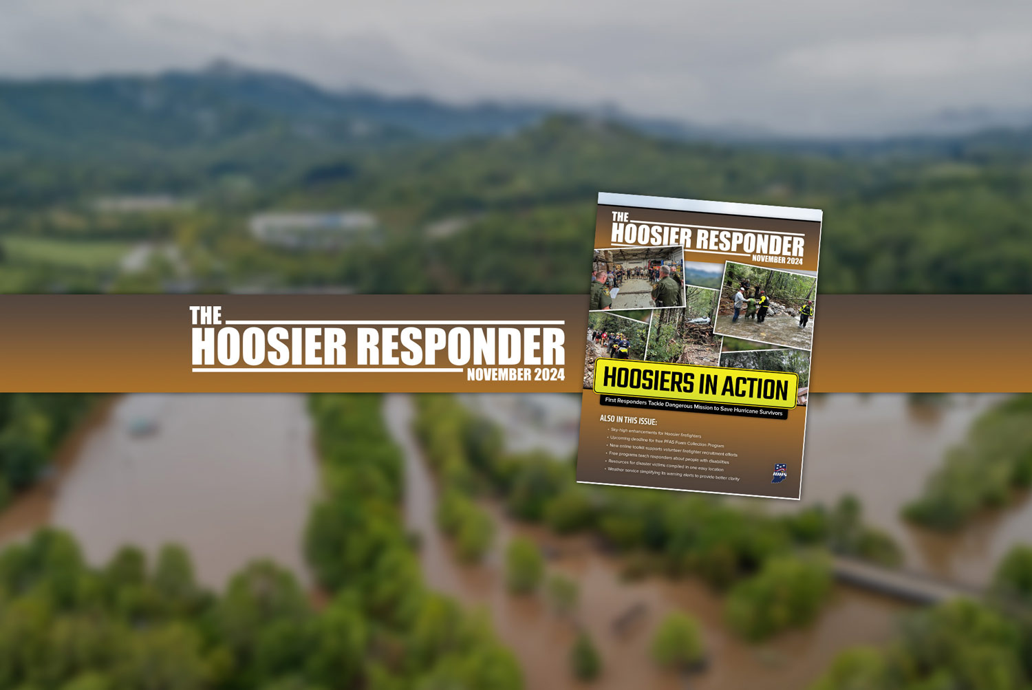 November 2024 Hoosier Responder banner