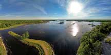 J.C. Murphey Lake at Willow Slough Fish & Wildlife Area slowly fills with water after a two-year renovation. Brent Drinkut photo.