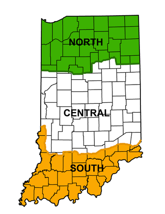 Waterfowl zones, north, central, south map
