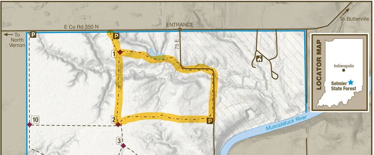 map of trail