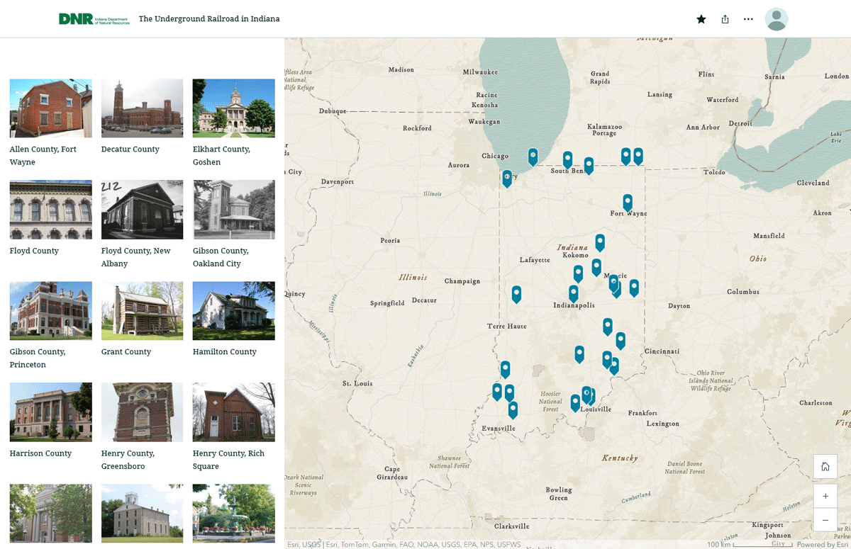 Image of interactive map