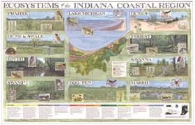 2005 Ecosystems of the Indiana Coastal Region poster
