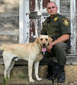 ICO Dustin Cary and K-9 Murphy