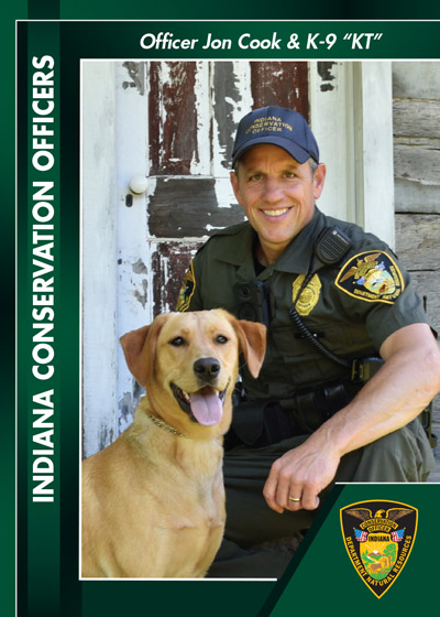 Officer Jon Cook and K-9 KT