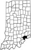 Jefferson County locator map