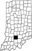 Lawrence County locator map