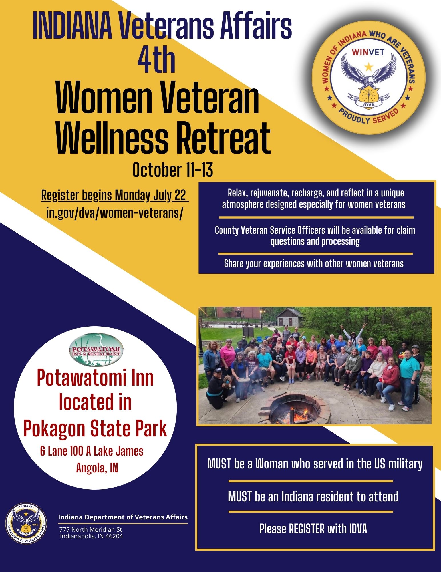 Pokagon Women Veteran Wellness Retreat