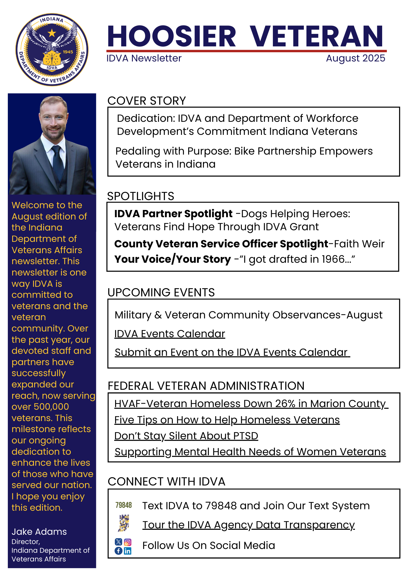 August 2025 Front Page