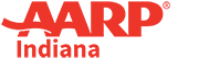 AARP IN logo in red