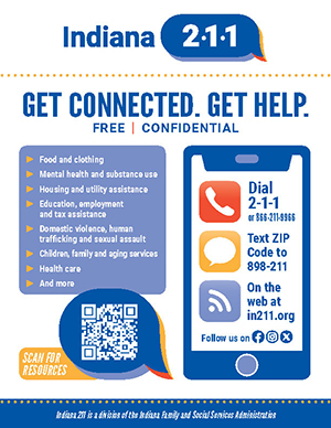 Indiana 211 flyer, English