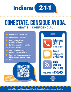 Indiana 211 flyer, Spanish