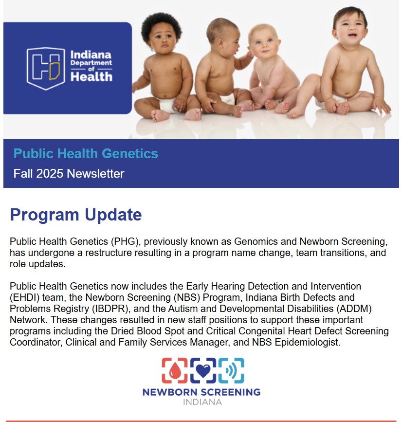 PHG Fall 2025 Newsletter Snippet