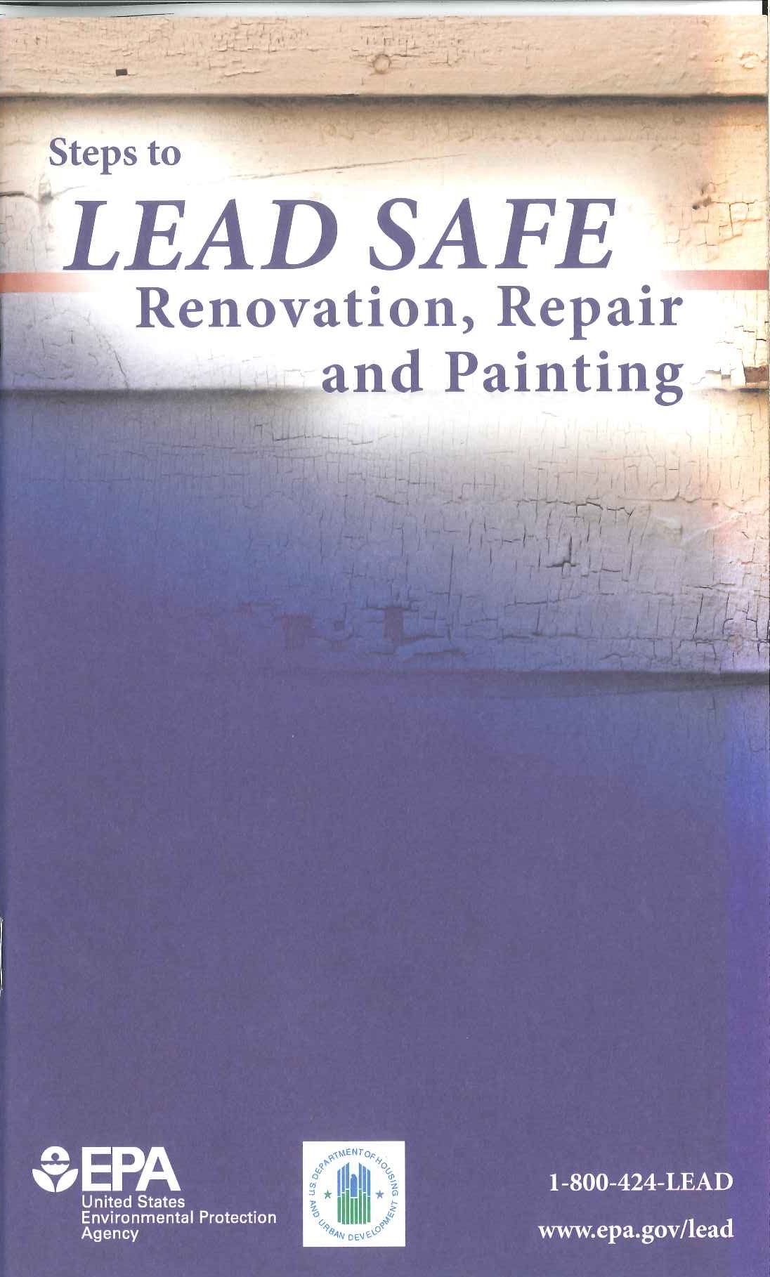  Lead Safe Renovation, Repair & Painting - English