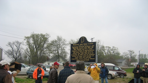 Wabash and Erie Canal Historic Marker Dedication