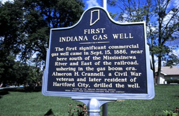 First Indiana Gas Well