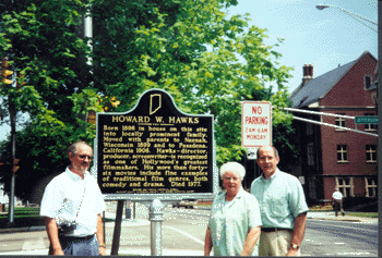 Howard W. Hawks marker dedication in Goshen, Elkhart County, Indiana
