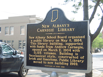 Side one of the marker dedicated on May 20, 2005.