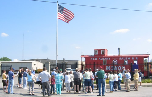 New Albany and Salem Railroad (The Monon) Historical Marker Dedication