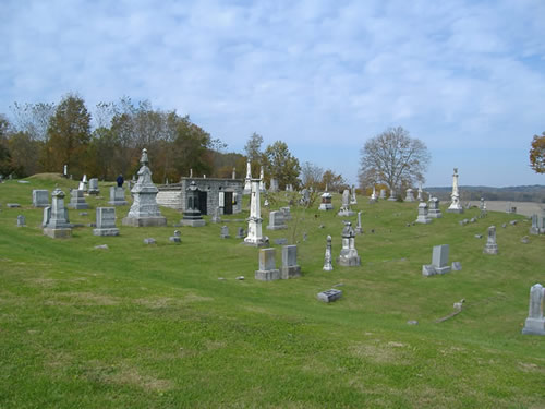 The dedication ceremony took place in front of the old Laurel/Conwell Cemetery on the northeast edge of Laurel, Indiana.