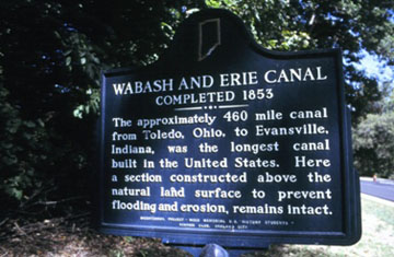 Wabash and Erie Canal Completed 1853