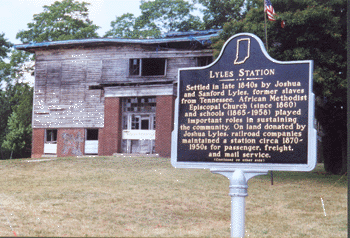 Lyles Station marker dedication, June 24, 2002.