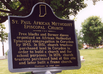 St. Paul A.M.E. Church marker dedication took place June 1, 2003.
