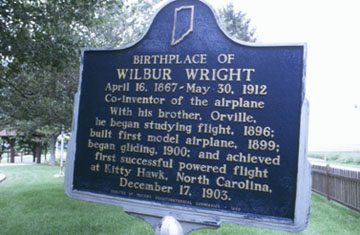 Birthplace of Wilbur Wright