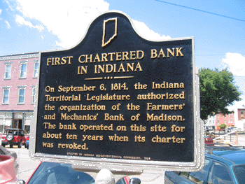 First Chartered Bank in Indiana marker