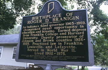 Birthplace of Roger D. Branigin