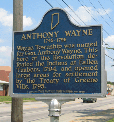 The marker is located at 2215 West Washington Street.