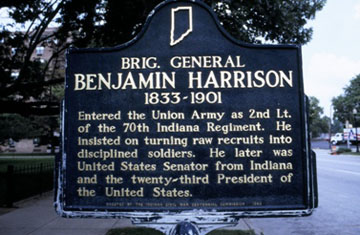 Brig. General Benjamin Harrison  1833-1901