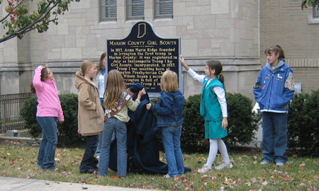The dedication took place at Irvington Presbyterian Church in Indianapolis on Saturday, October 16, 2004.