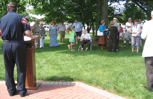 The marker dedicartion took place June 17, 2004.
