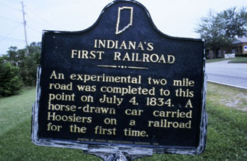 Indiana's First Railroad