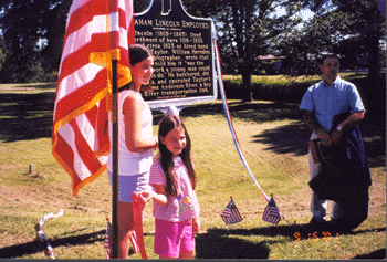 Marker deicaion on September 16, 2001 at Lincoln Ferry Park