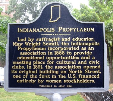 Indianapolis Propylaeum side 1