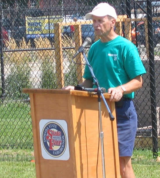 Skip Higgins of the Central Indiana Bicycling Association Foundation