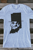 Abe Lincoln Indiana T-Shirt Hoosier Proud
