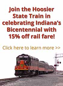 Join the Hoosier State Train in celebrating Indiana's Bicentennial 