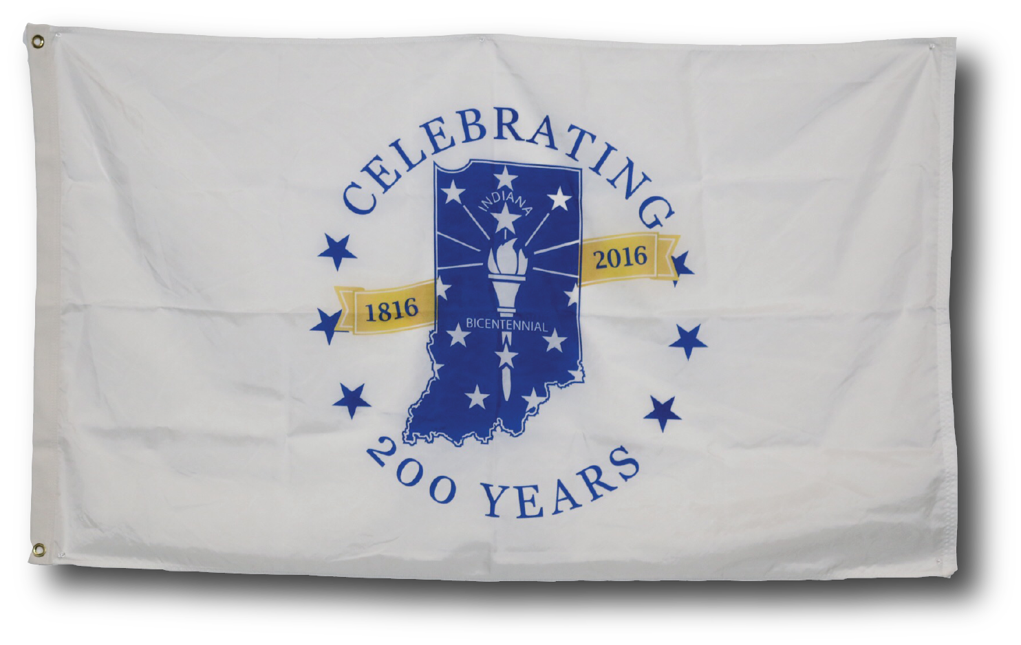 Indiana Bicentennial Commemorative Flag