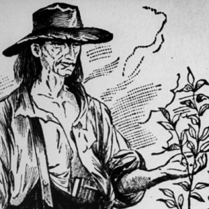 Johnny Appleseed is buried at Fort Wayne.